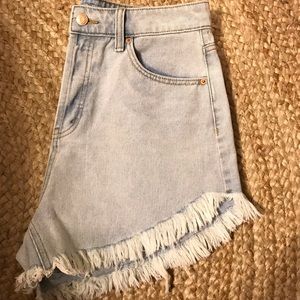 Wild Fable Fringe Denim Shorts